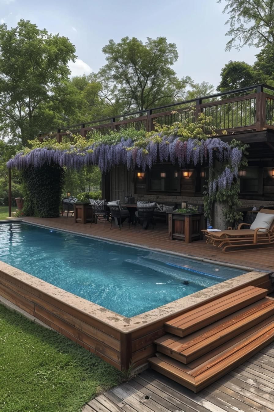 14. Poolside Garden and Poolhouse Ideas - photo 2