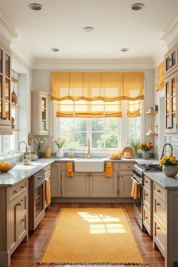 Pale Butter Yellow Curtains For A Soft, Cozy Look