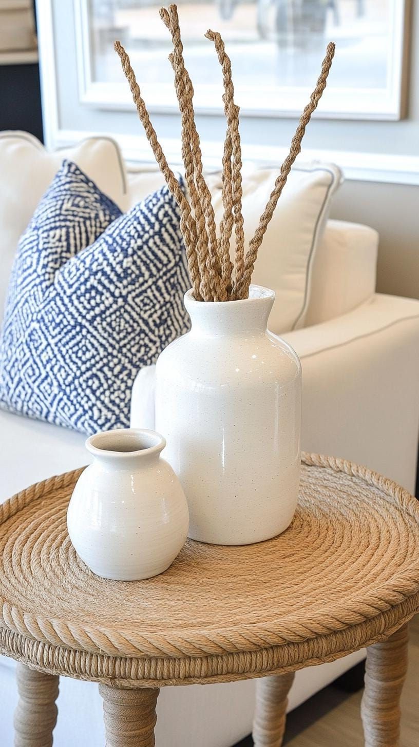 18. Rope crafts with winter-white accents - photo 4