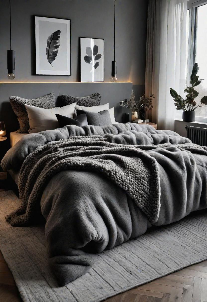 23. Cozy Grey Bedroom Styling Tips