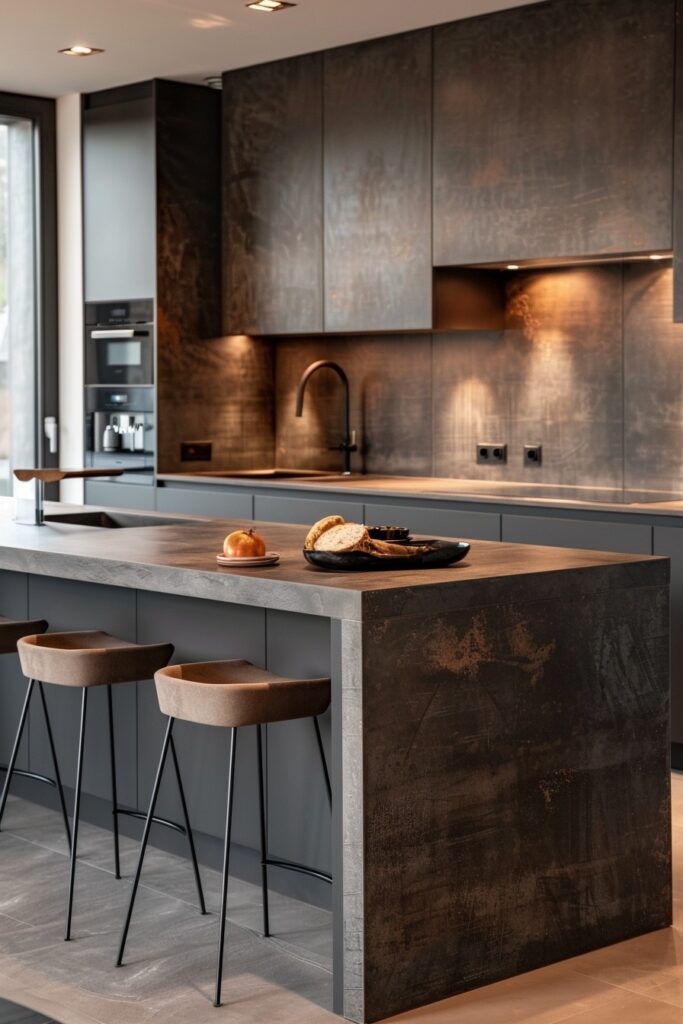 12. Minimalist Luxury Kitchens with Sleek Finishes