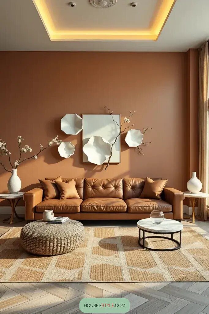 Balance Designer Sofas with Organic Wall Forms