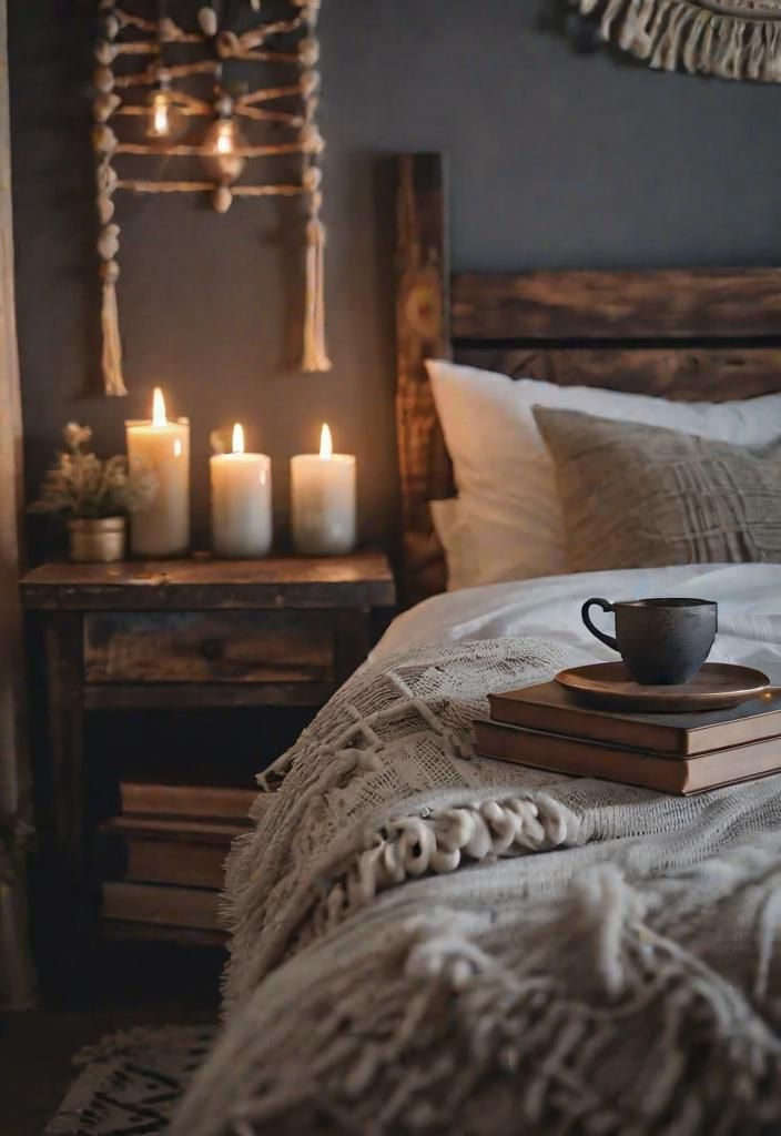 10. Boho Nightstand Styling Tips
