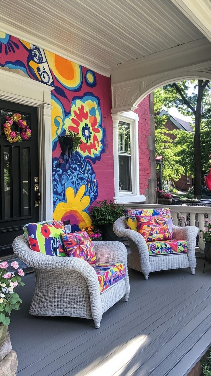 26. Artistic Porch Display Ideas - photo 2