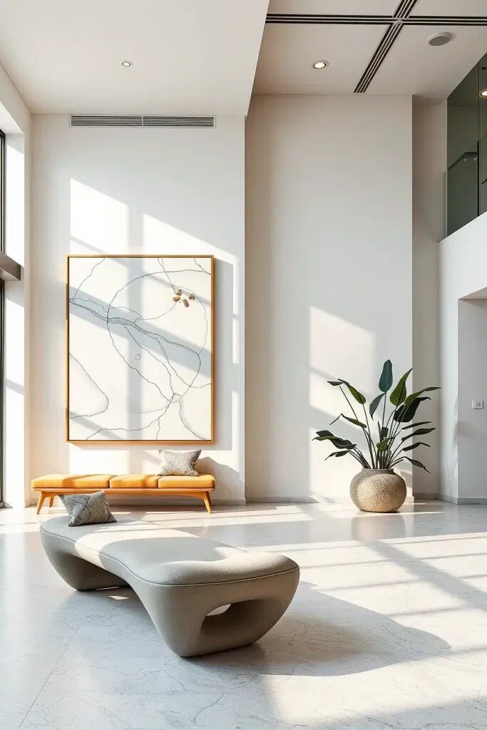 Bold Art Choices for Minimalist Lobbies