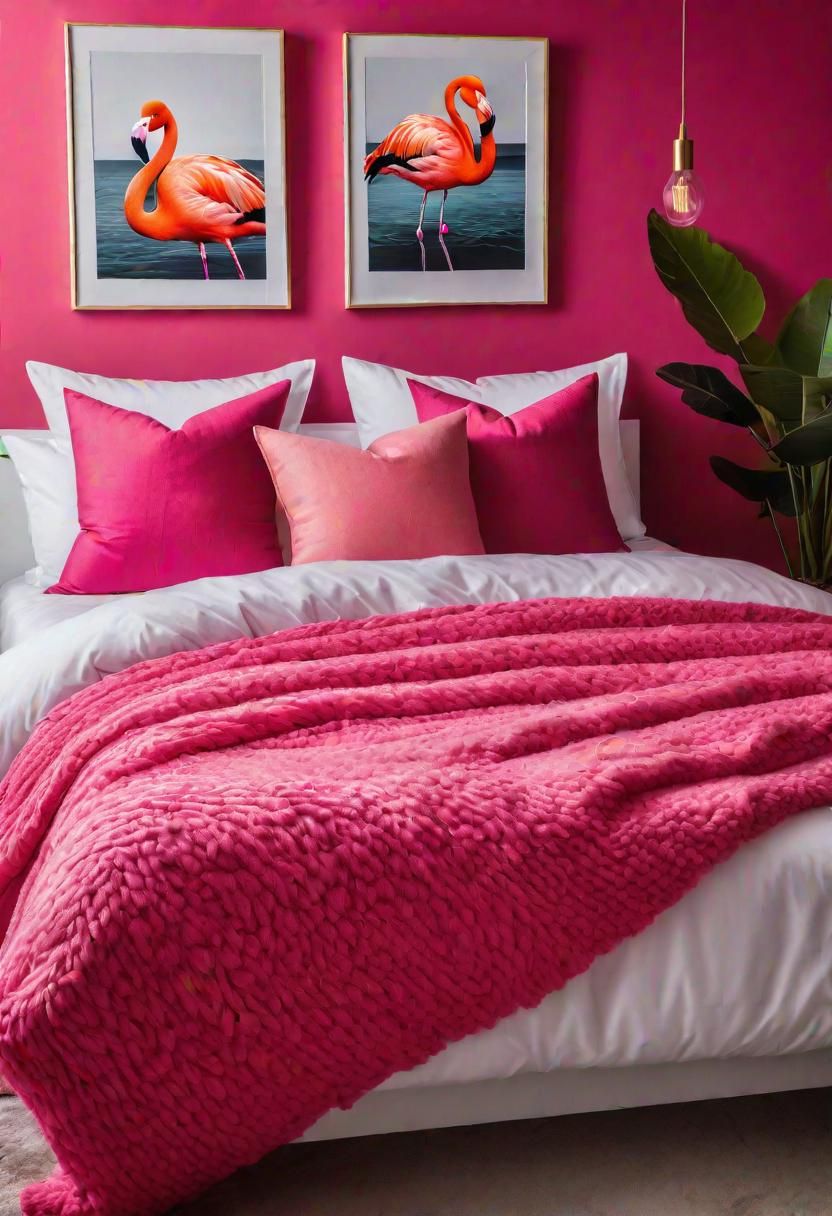 30. Blush-Toned Bedroom Accessories
