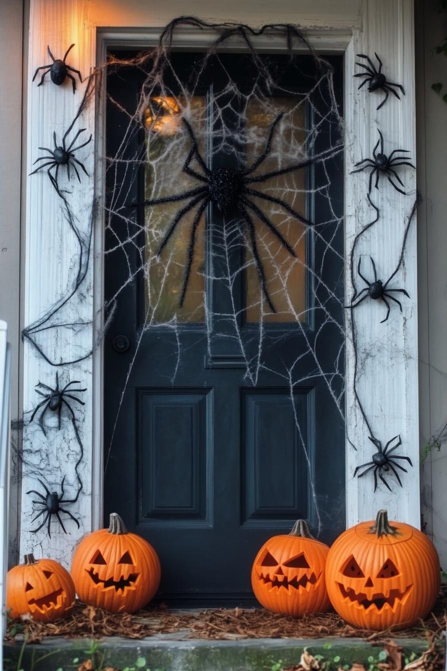 6. Spider Egg Hatching Door Decor - photo 2