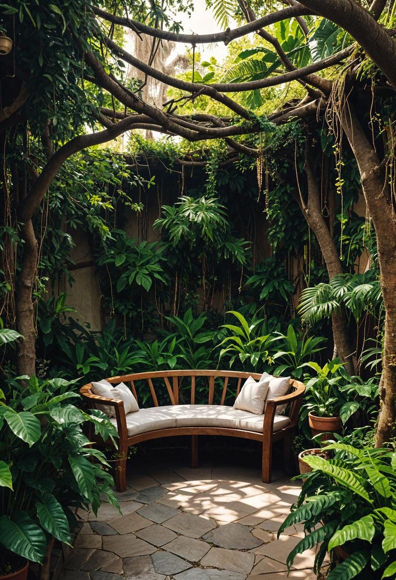 17. Jungle-Style Garden Nook - photo 2