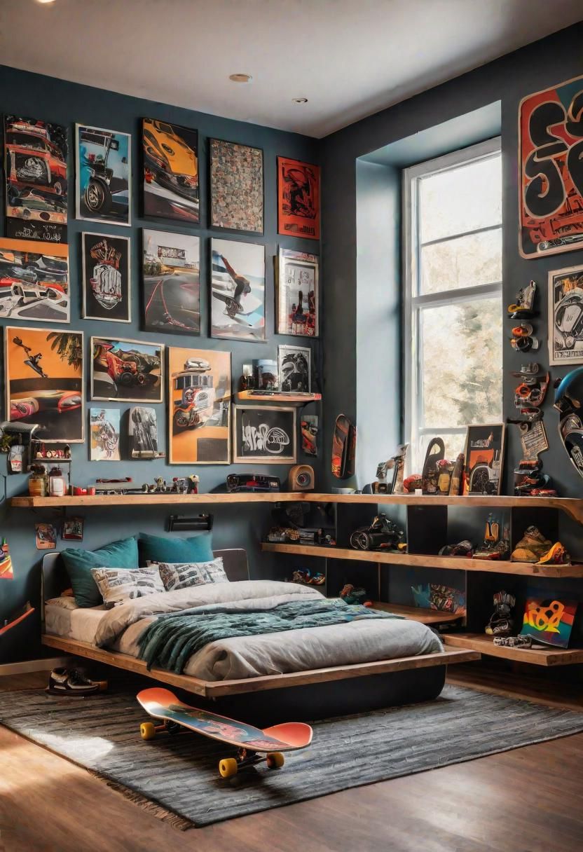 12. Skate Park Inspired Bedroom Design - photo 2