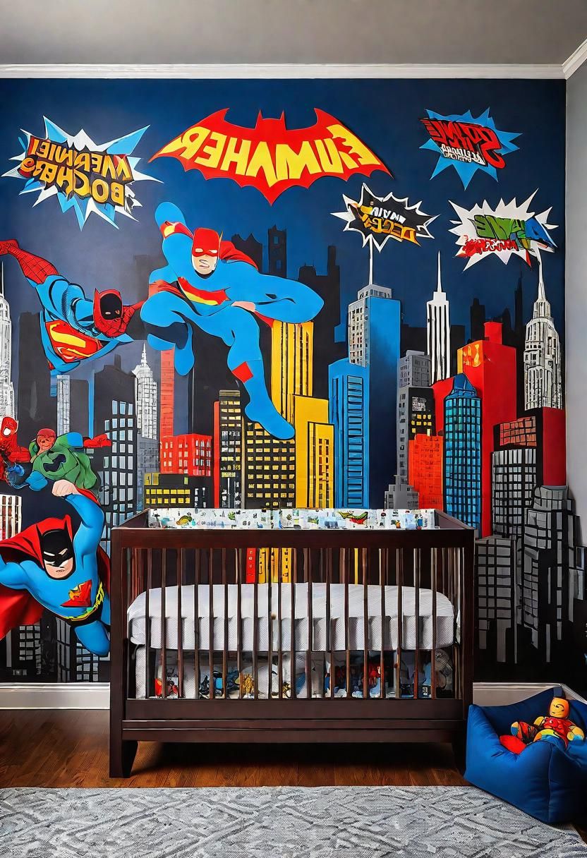 16. Superhero Nursery Decorating Ideas