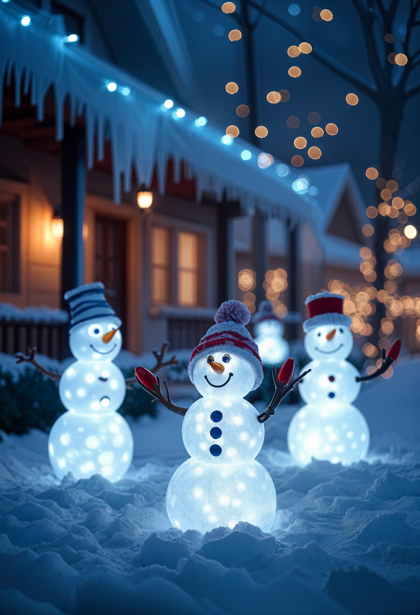 3. Icicle Lights and Roofline Decor - photo 2