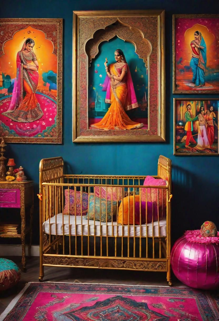 42. Bollywood Glamour Nursery Boudoir