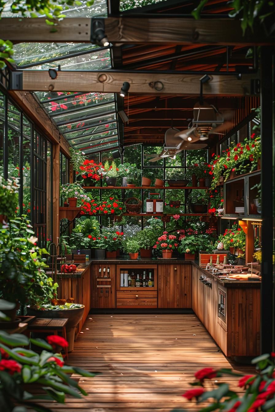 15. Garden Greenhouse Kitchen Oasis - photo 2