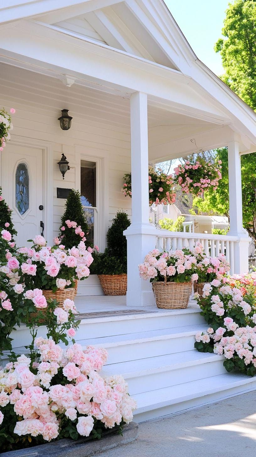 13. Cottage Garden With Floral Drapes - photo 3