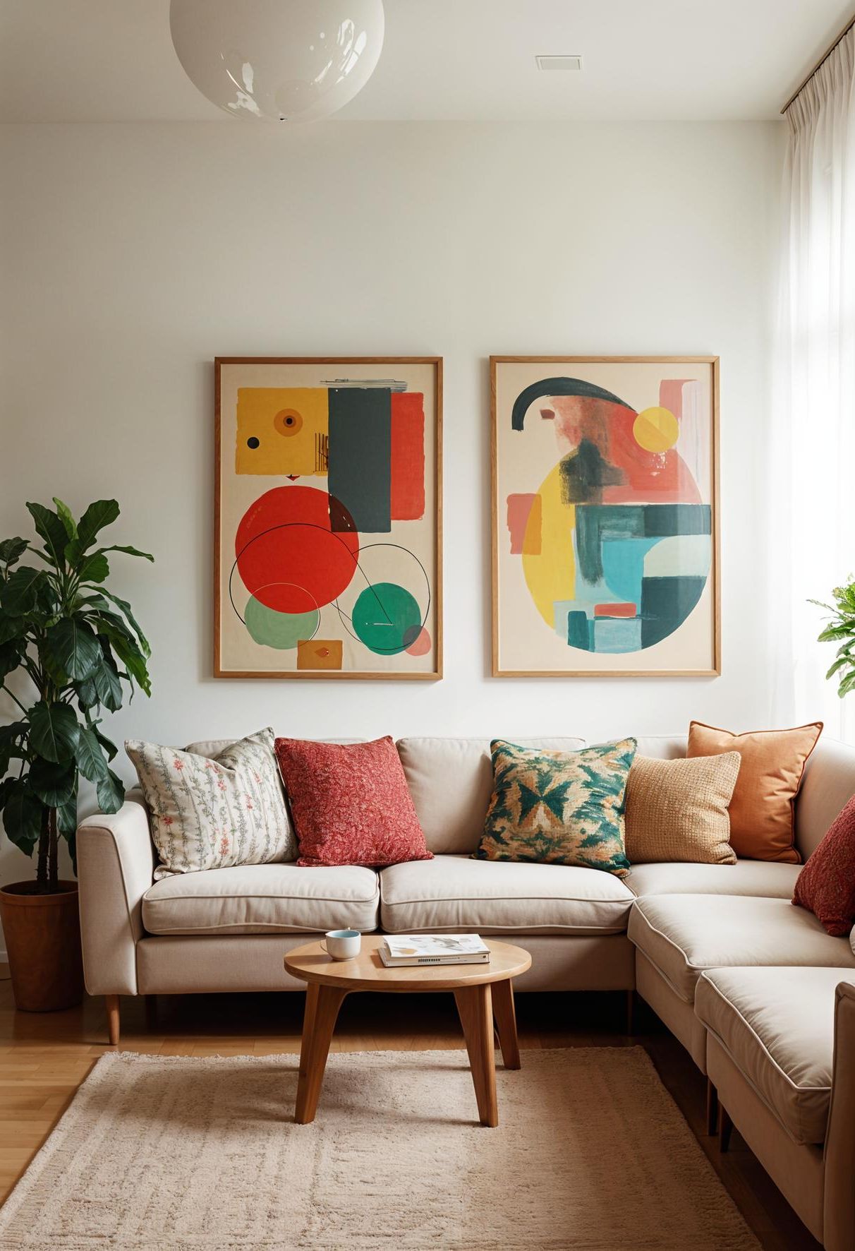 13. Bold Mid-Century Wall Art Style - photo 3
