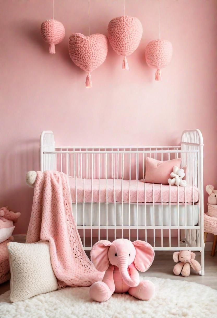 12. Crochet Pink Elephant Toy Ideas