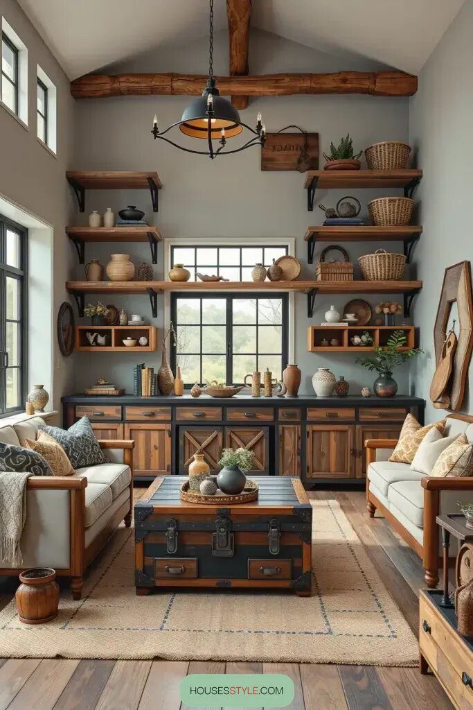 Smart Storage Solutions for Modern Rustic Rooms