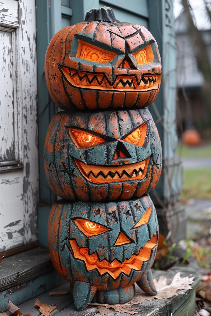 12. Diverse Pumpkin Topiary Ideas - photo 2