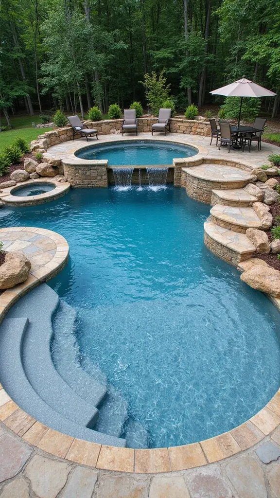 14. Multi-Level Pool Layout