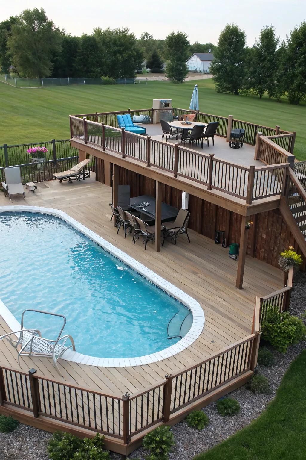24. Design a Multi-Level Deck Layout