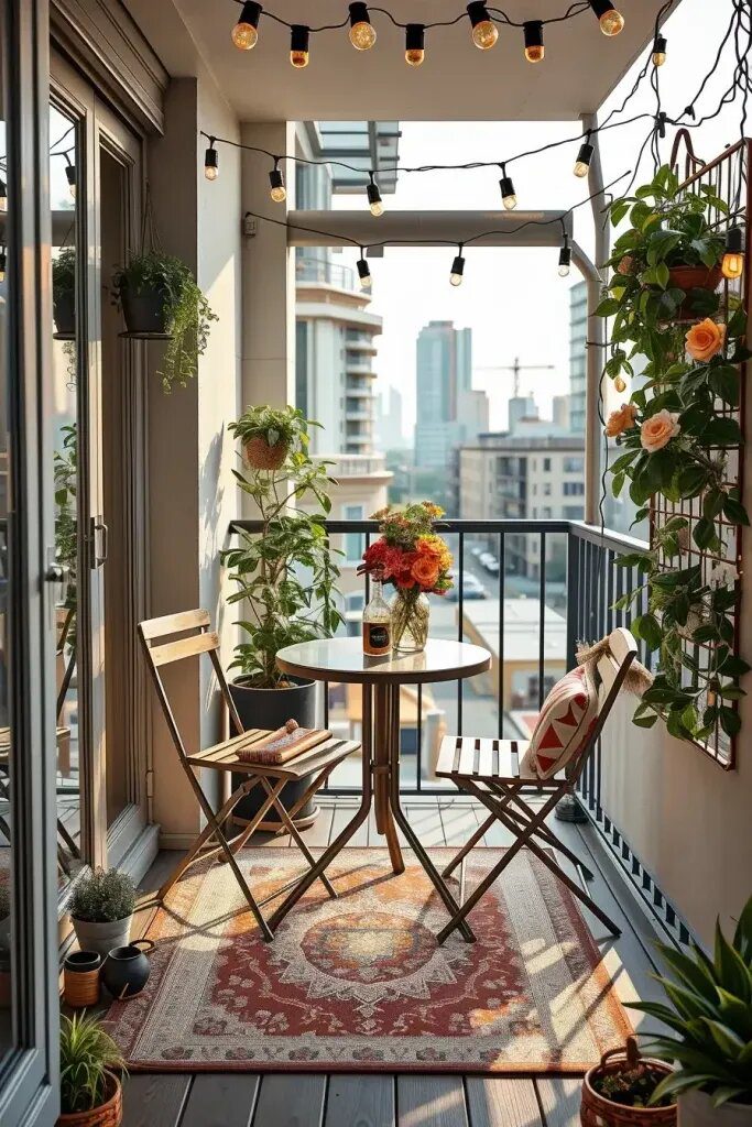1. Small Patios That Feel Like Cozy Dining Nooks