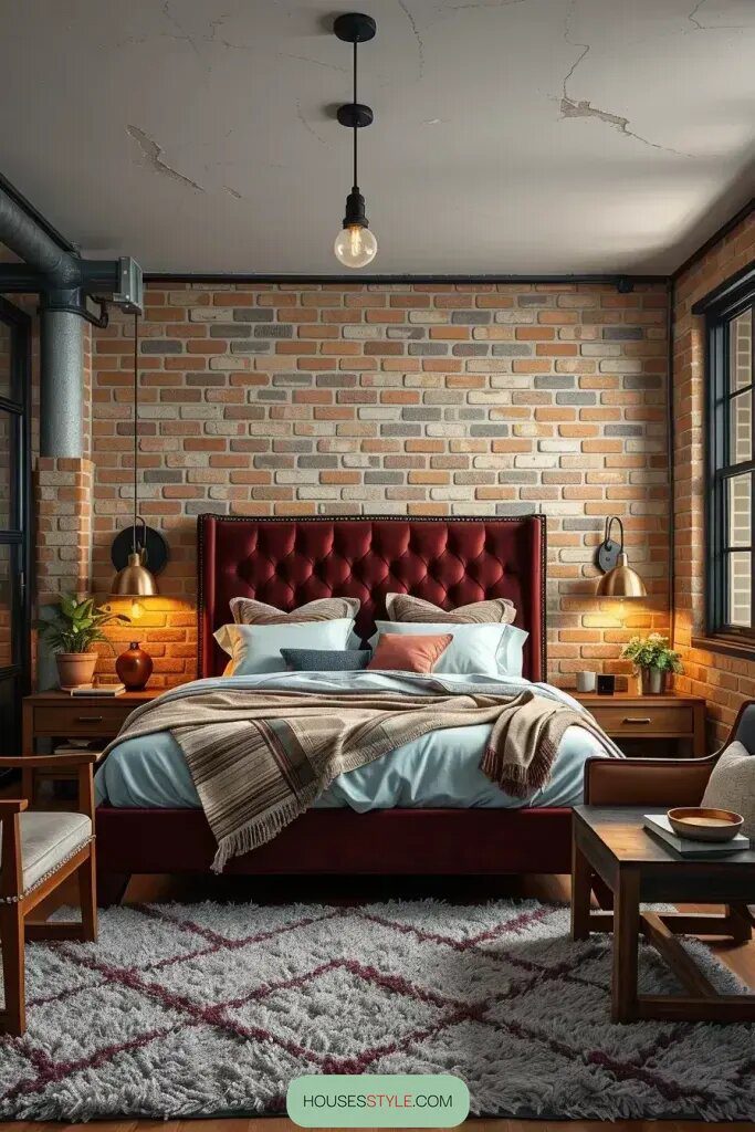 Soft meets tough: blending cozy textures with industrial edges - photo 2