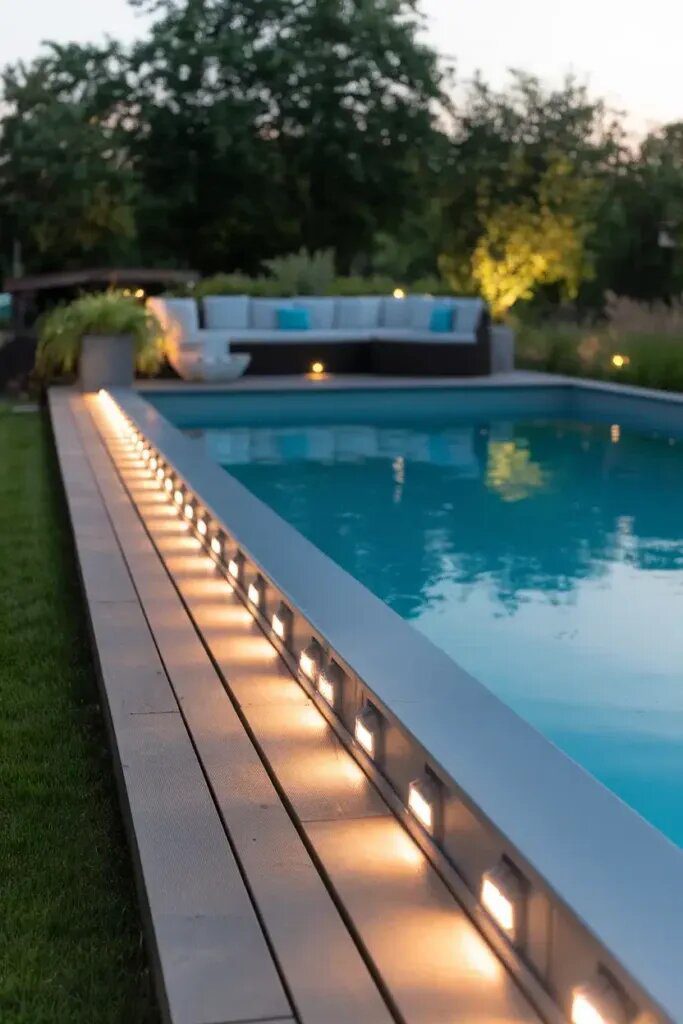 Try Modern LED Pool Lighting