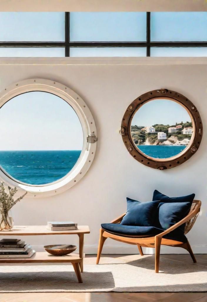 31. Porthole Windows for Coastal Rooms