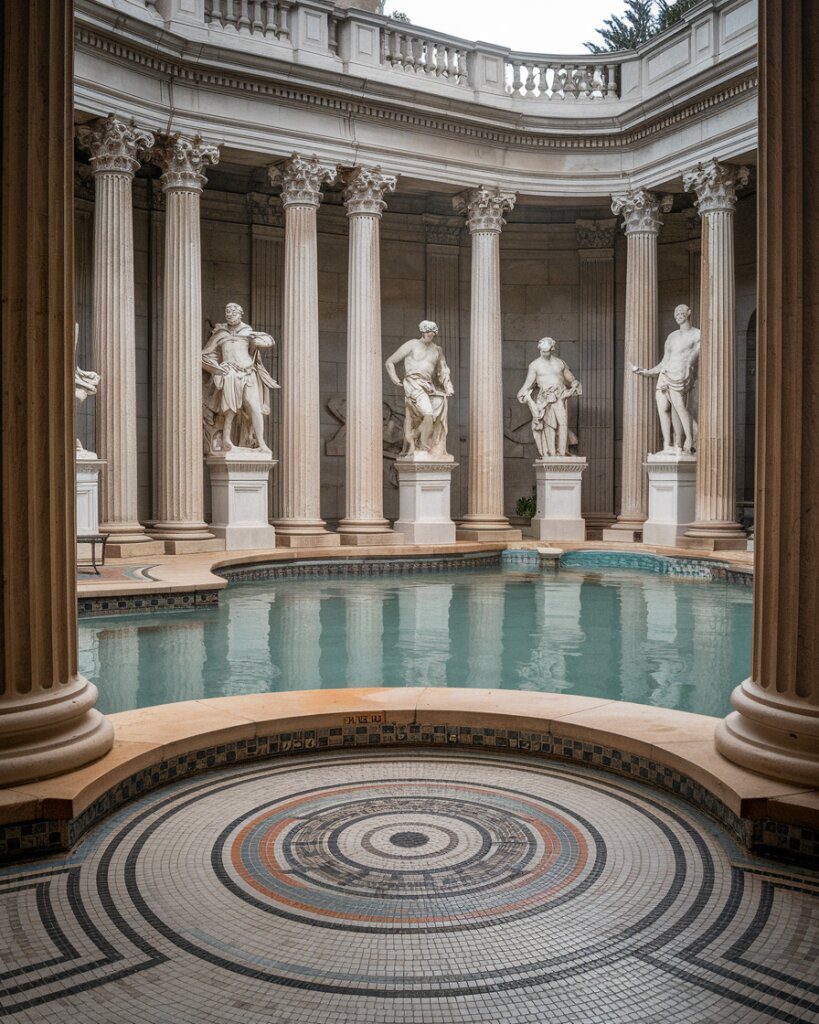 19. Elegant Roman-Inspired Pool Styles