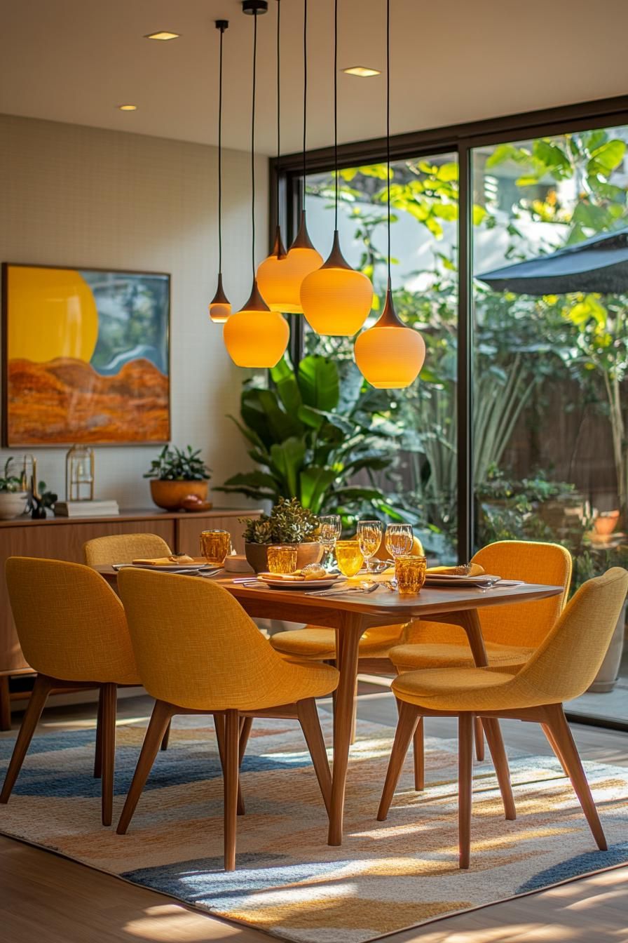 21. Adding Mustard Yellow Dining Accents