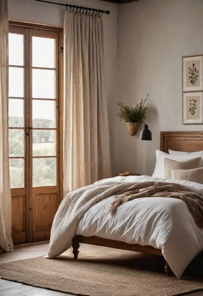 38. Linen Curtains for Farmhouse Windows