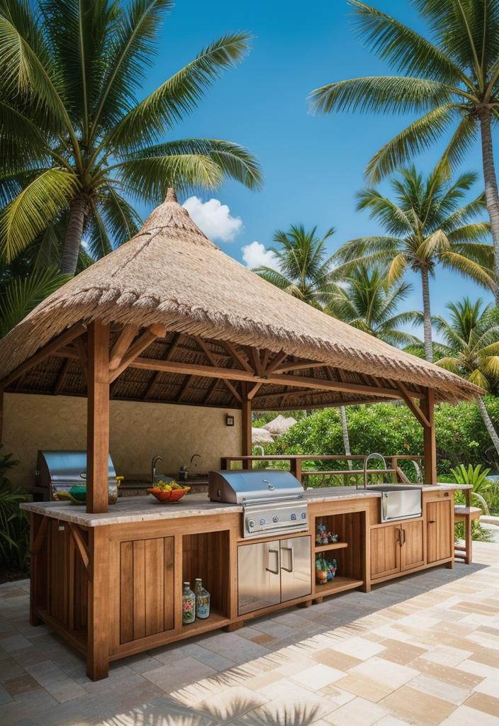 19. Swim-Up Bar Kitchen for Pools