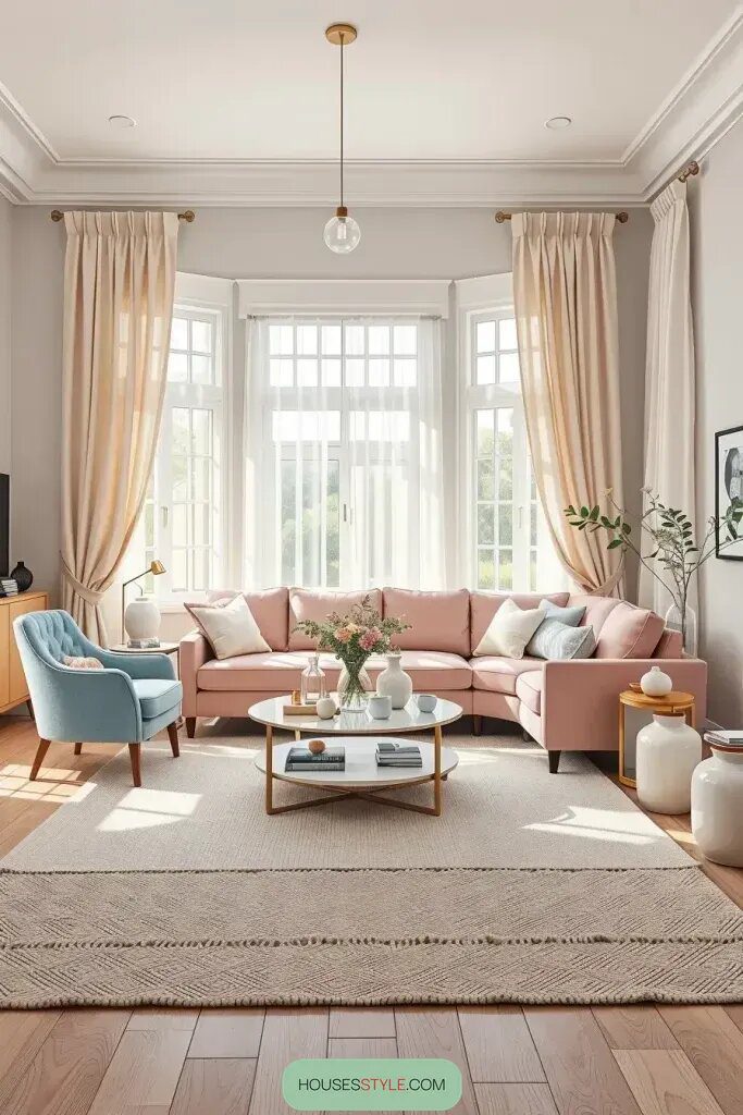 Pastel Colors in Modern Interiors