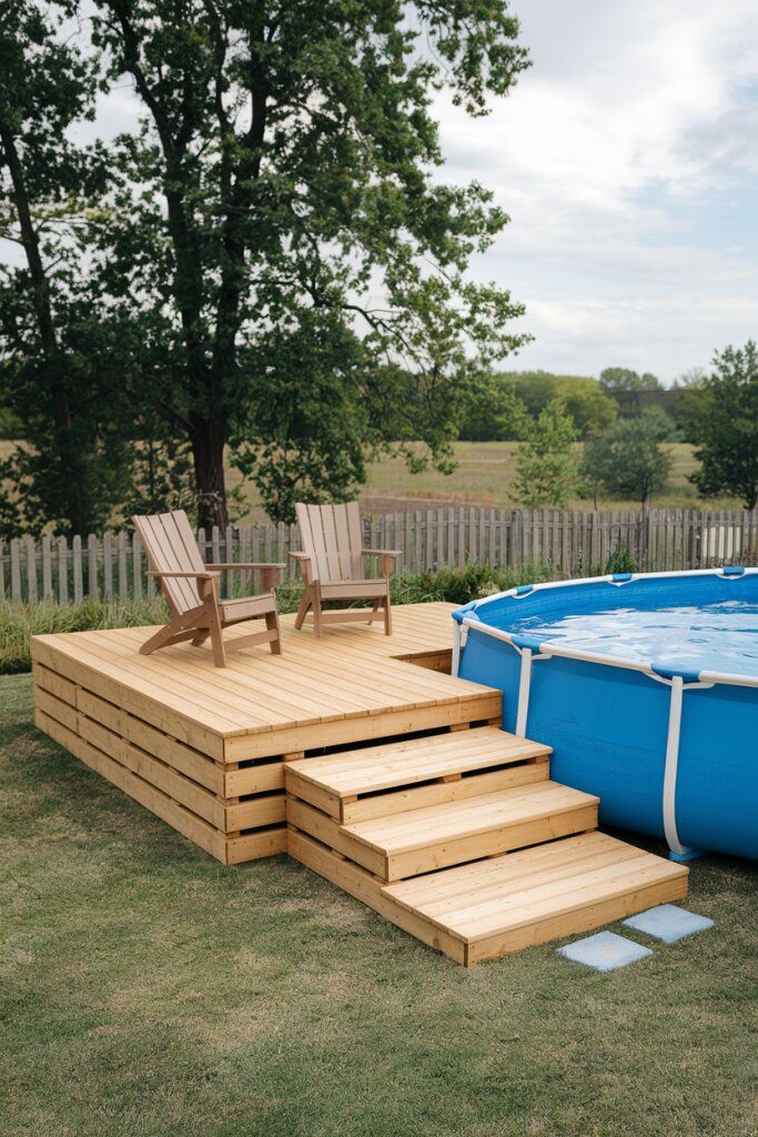 Floating Deck Sections for Outdoor Relaxing