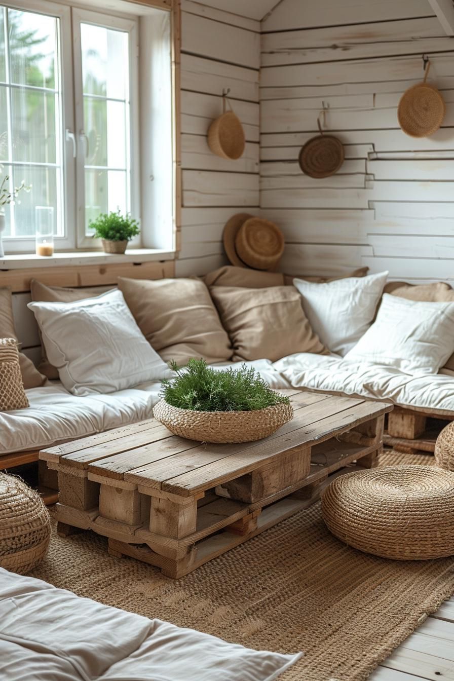 6. Earthy Farmhouse Living Room Ideas - photo 3