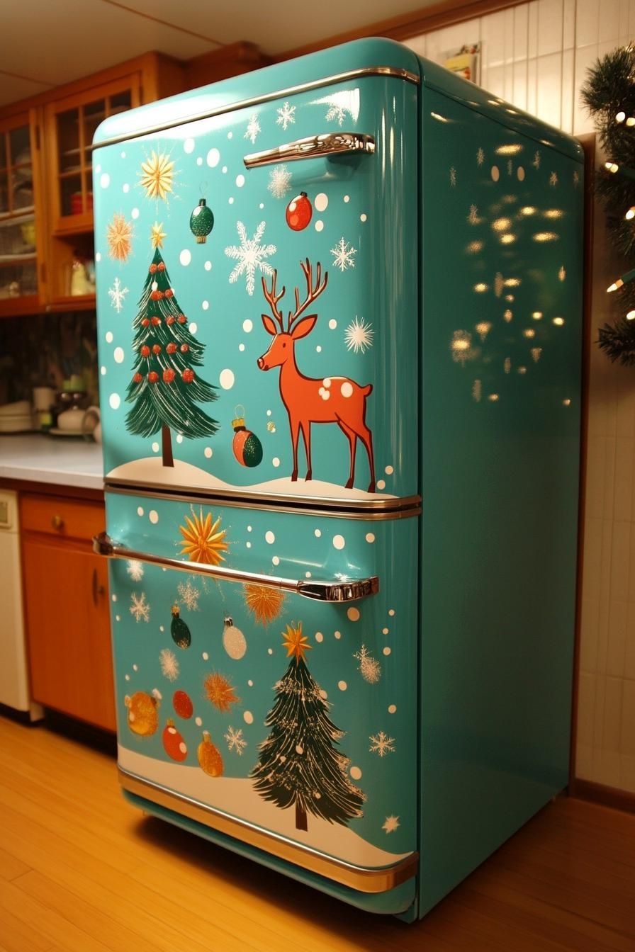 7. Festive Vinyl Decals for Appliances - photo 3