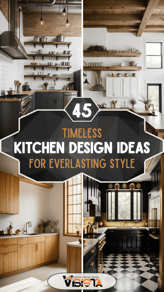 45 Timeless Kitchen Design Ideas for Everlasting Style