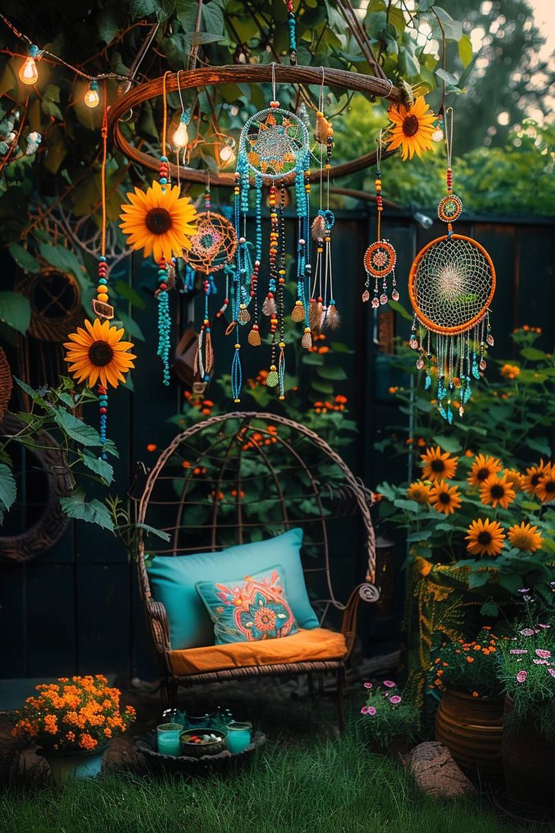 11. Sunflower and Dreamcatcher Boho Oasis - photo 2