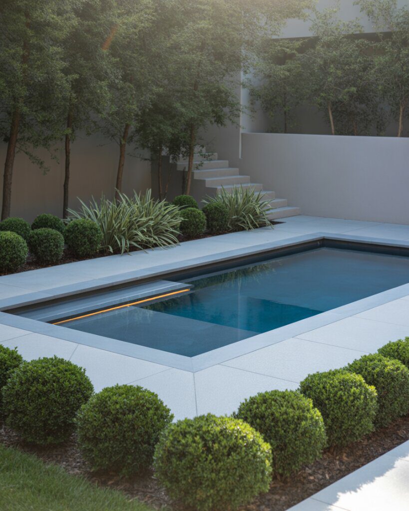 1. Rectangle Pools With a Modern Edge - photo 2