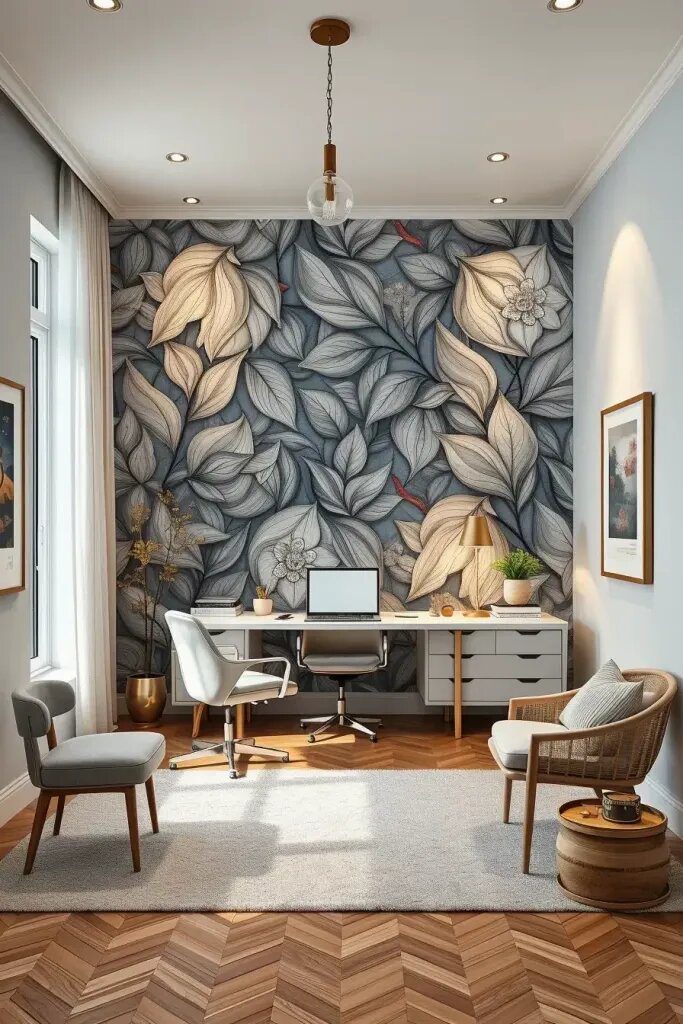 Designer Wallpaper Ideas For Office Feature Walls