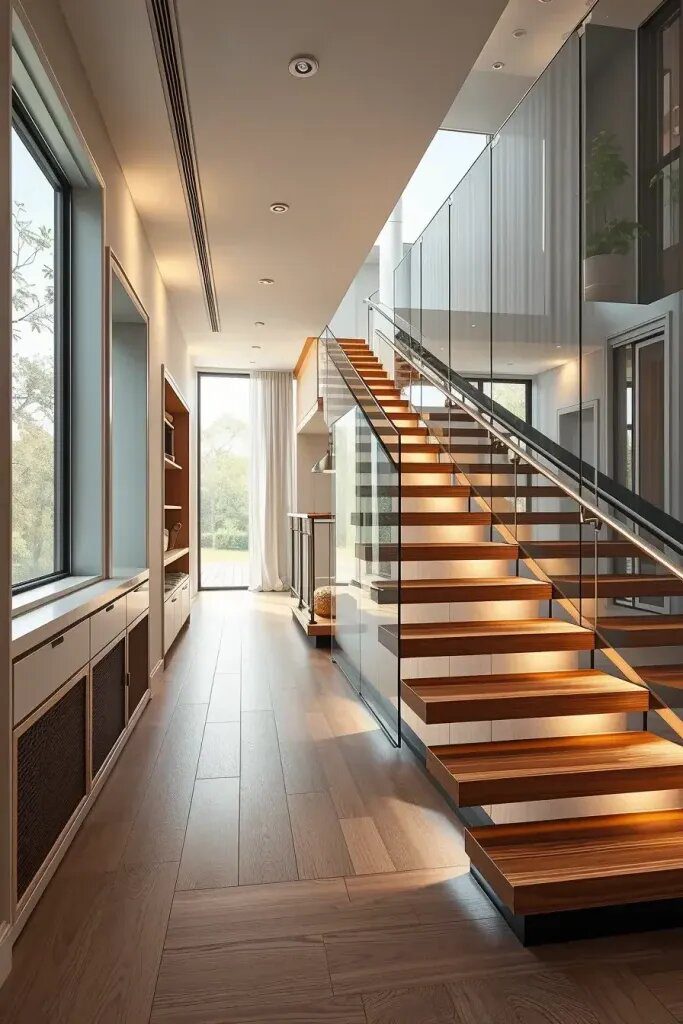 Floating Stairs in Glass Hallways - photo 2