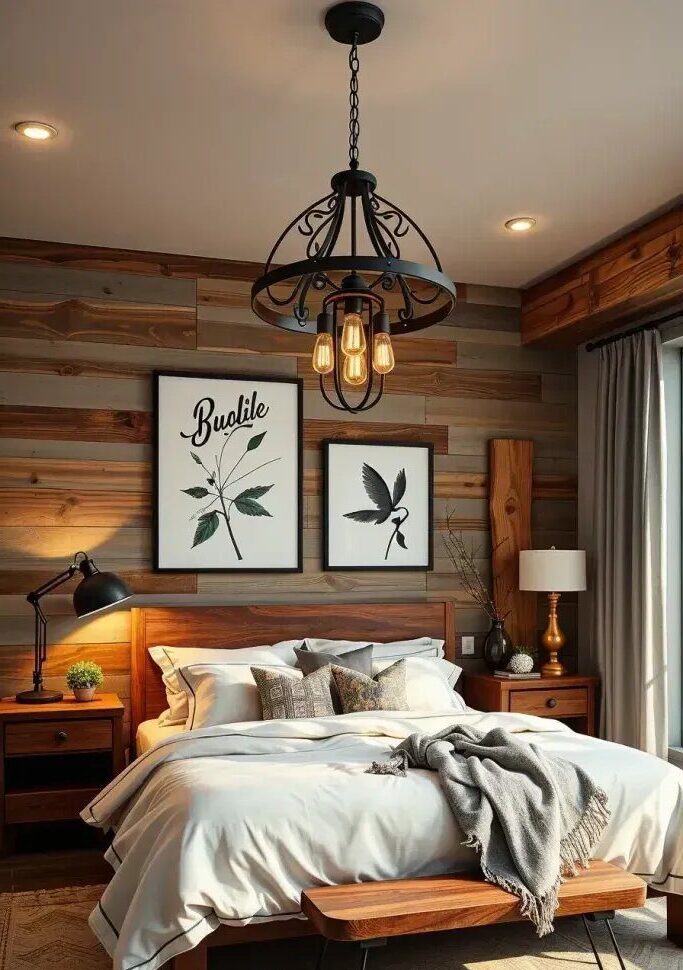 Industrial Lighting for a Rustic Look
