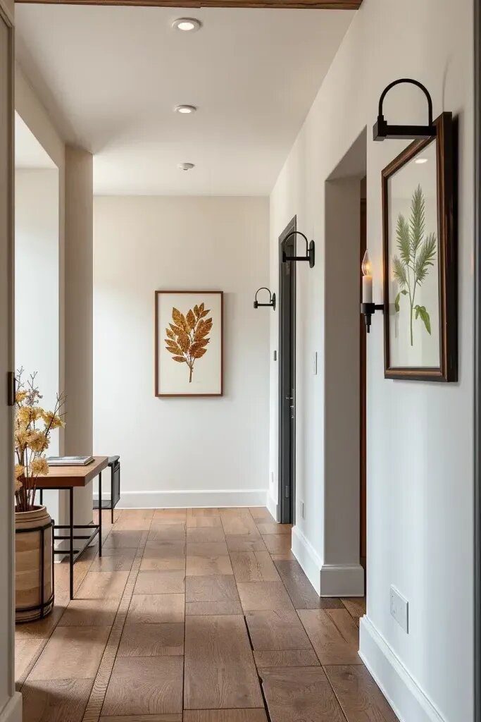 Nature-Inspired Artwork for Hallway Walls