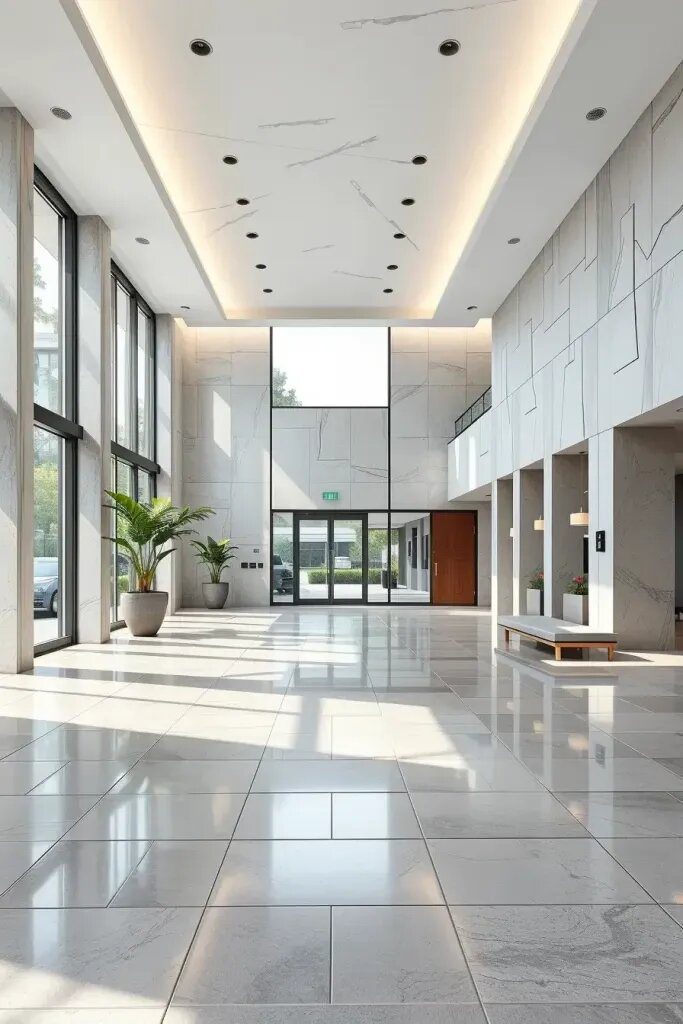 Picking the Right Flooring for a Minimalist Lobby