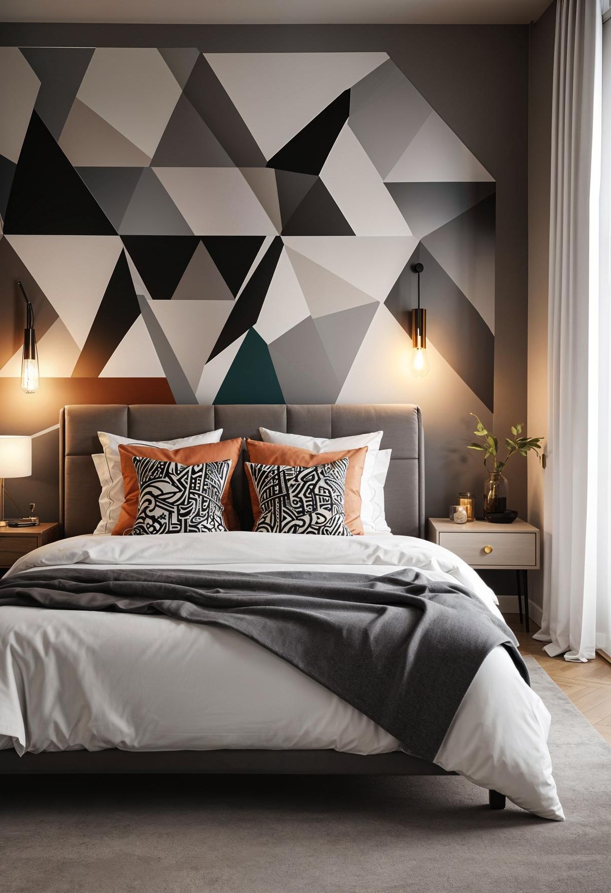 13. Geometric Pattern Ideas for a Teen Haven - photo 2