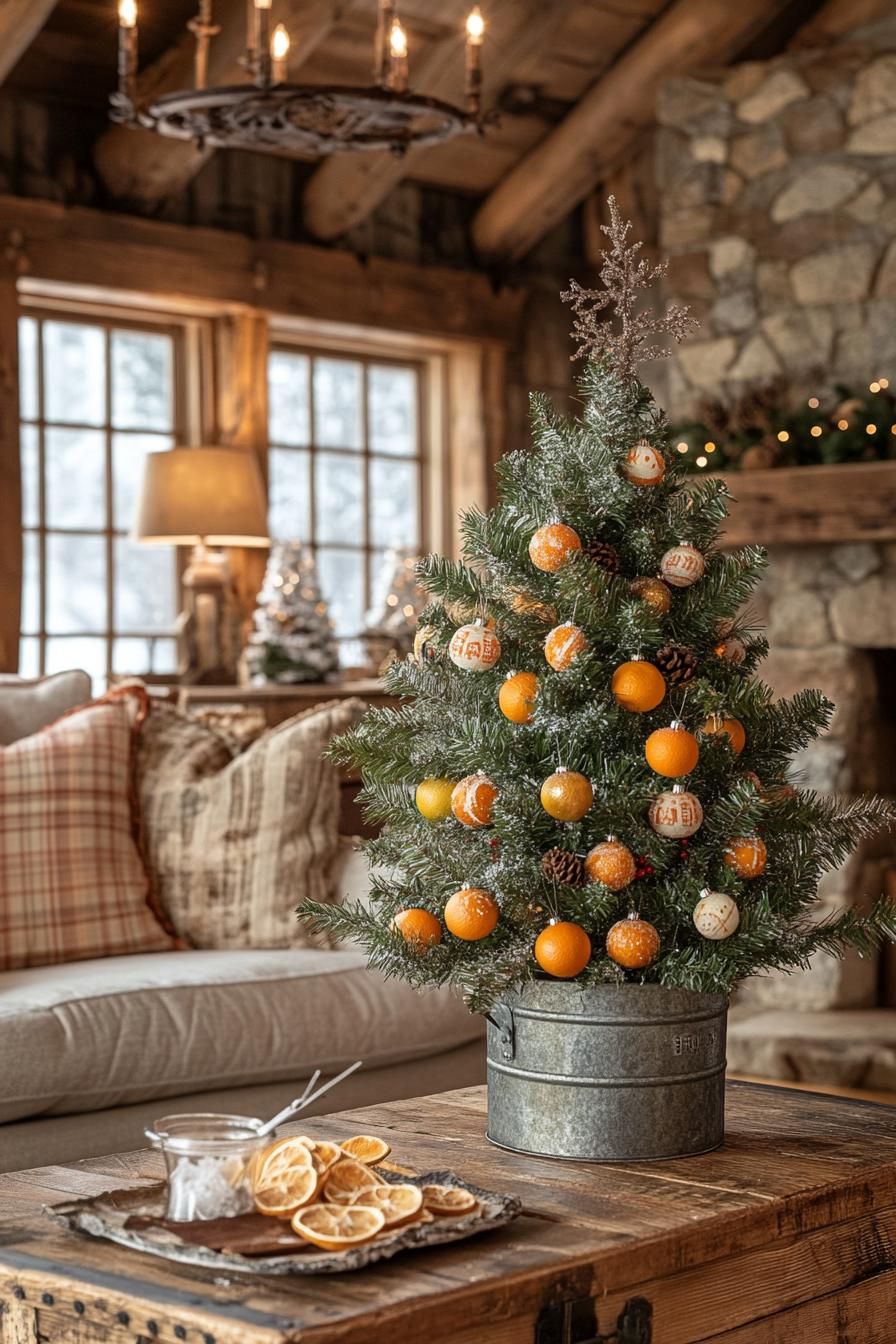 17. Citrus Tabletop Christmas Tree - photo 3