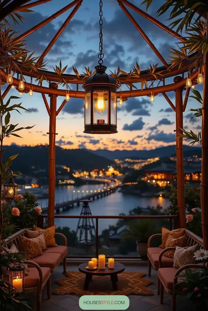 Hanging Lanterns For A Romantic Glow