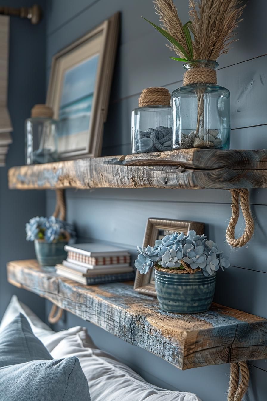 6. Nautical Rope Shelf Ideas - photo 2