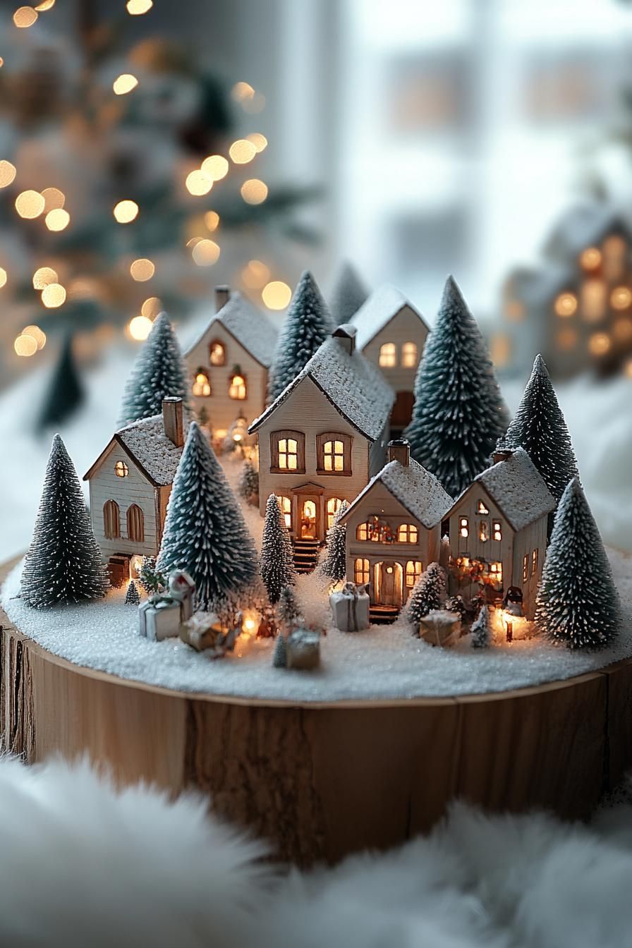 2. Whimsical Miniature Christmas Village Ideas - photo 2
