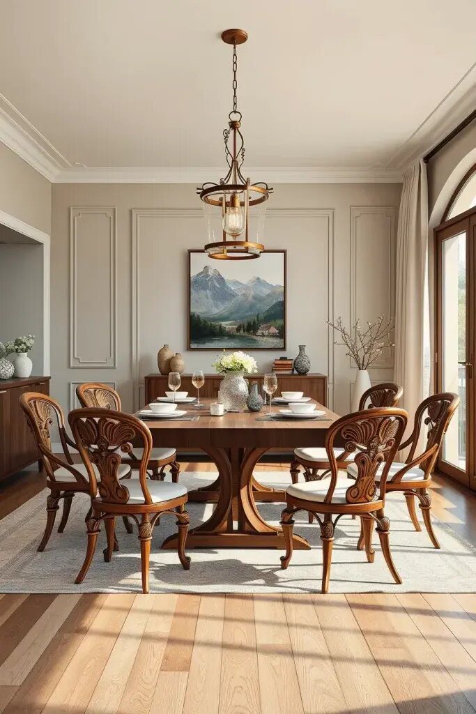 Carved Dining Chairs for a Better Meal
